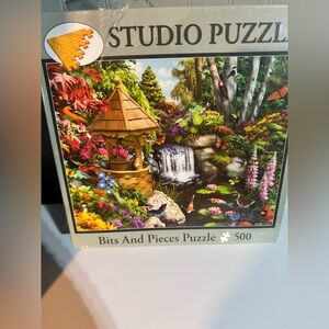 500-Piece Jigsaw - Vibrant Garden Scene